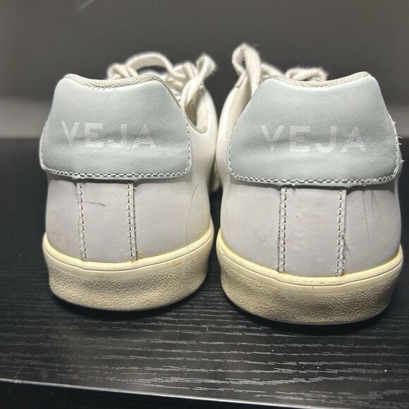 Veja Esplar Women’s Size 10 White Leather Sneakers Shoes - Picture 8 of 15